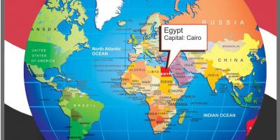 Lokalizacja Kair na mapie świata