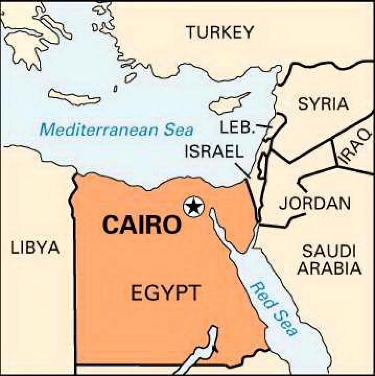 Mapa Kairu miejscu