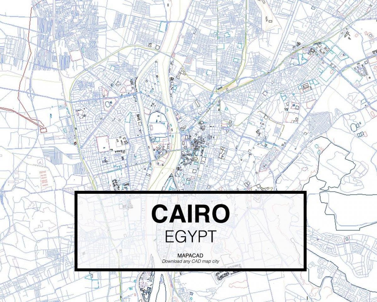 Mapa Kairu do DWG