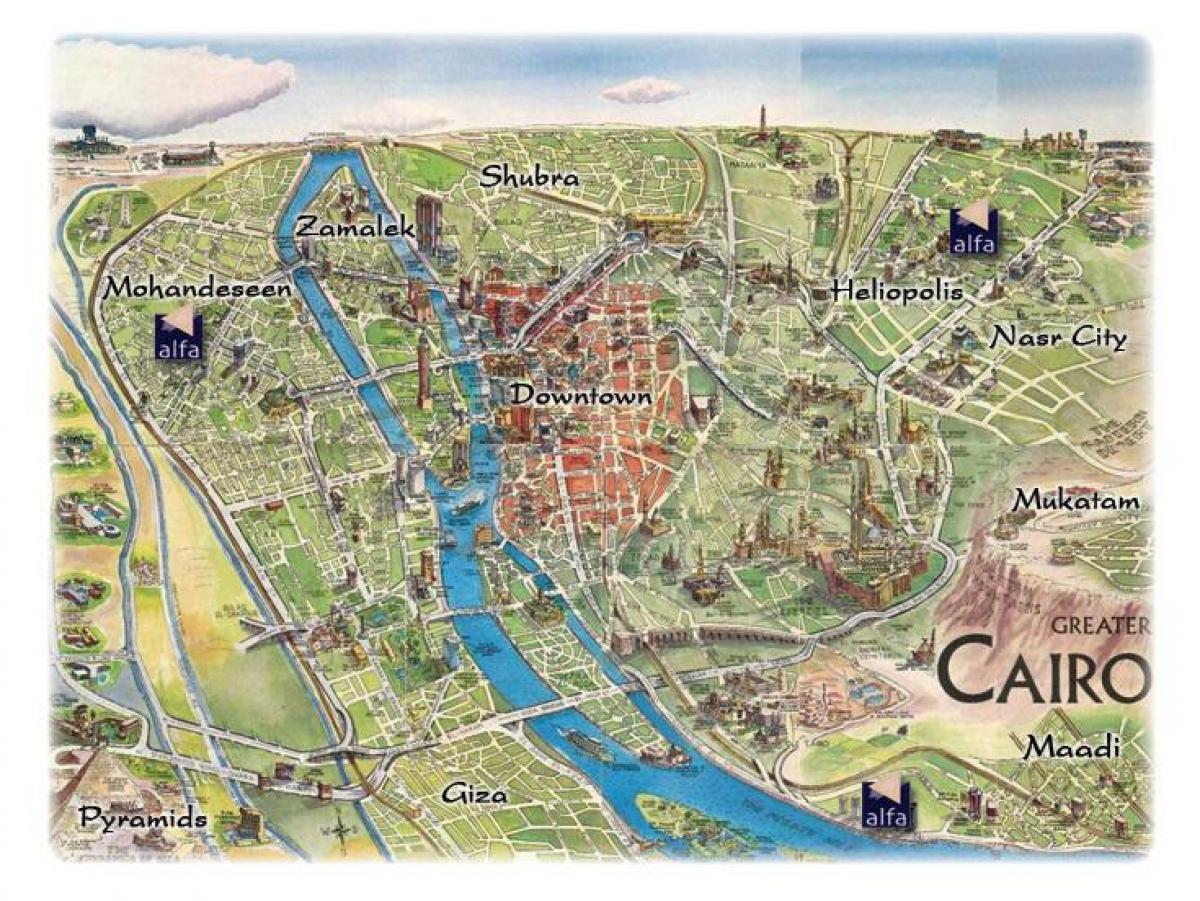 Mapa мохандесин Kair