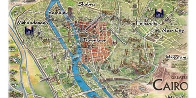 Mapa мохандесин Kair