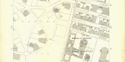 Mapa Garden City Cairo 
